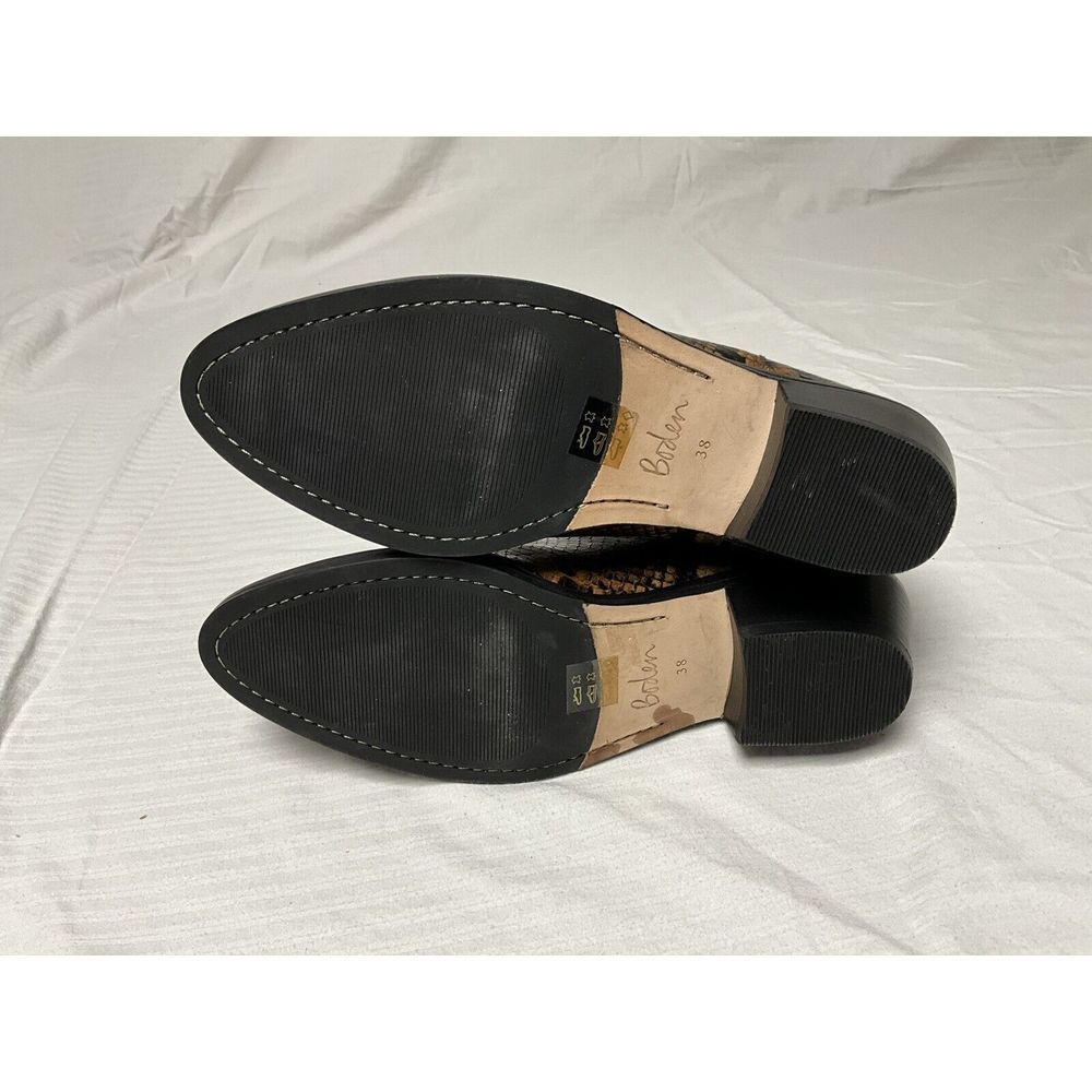 Boden Women Allendale Ankle Boots Booties Snakeskin Leather Western US 7.5. NWOT - Picture 4 of 10